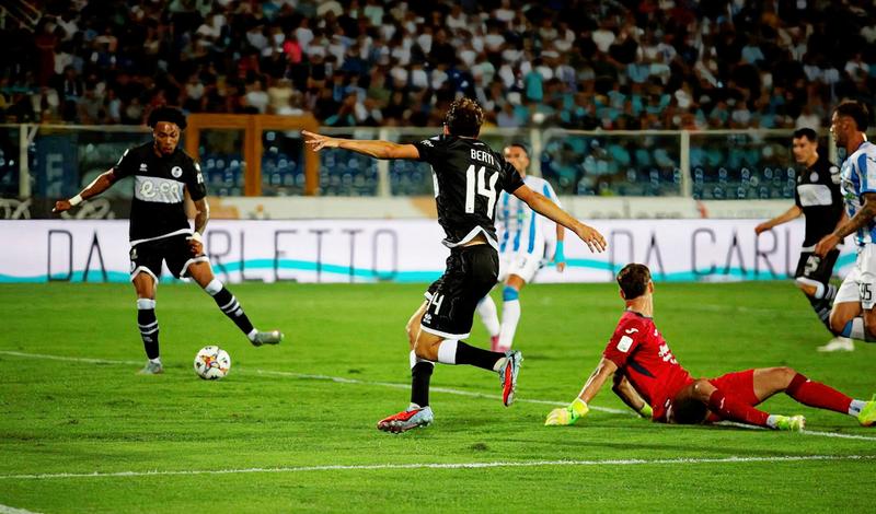 Cesena, tris al Pescara per cominciare bene il campionato: all'Adriatico finisce 1-3