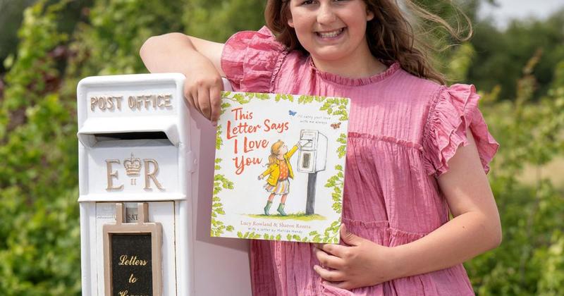 Post box at crematorium inspires children's book