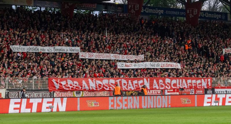 Gemeinsames Ziel: Fans vom 1. FC Union Berlin und Hertha BSC kämpfen gegen Verband