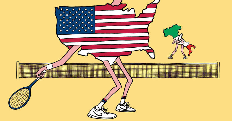 America Firsters Need to Take Tennis Lessons