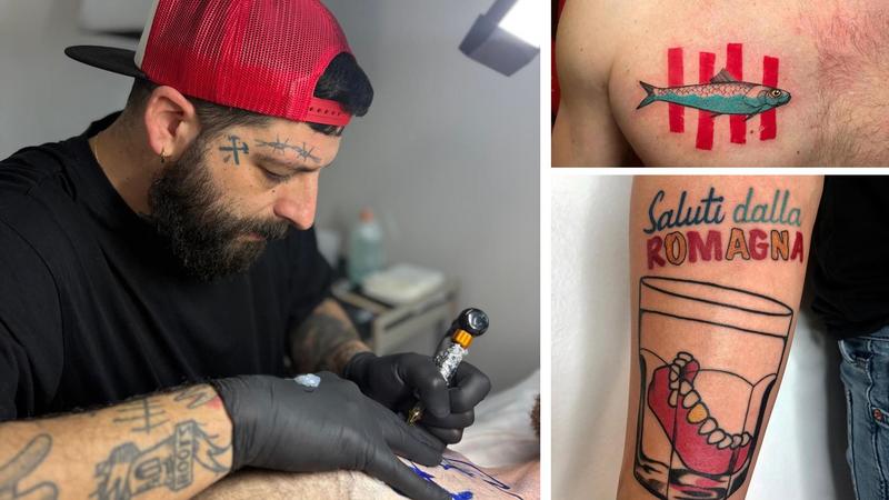 La Romagna in un tatuaggio: 
