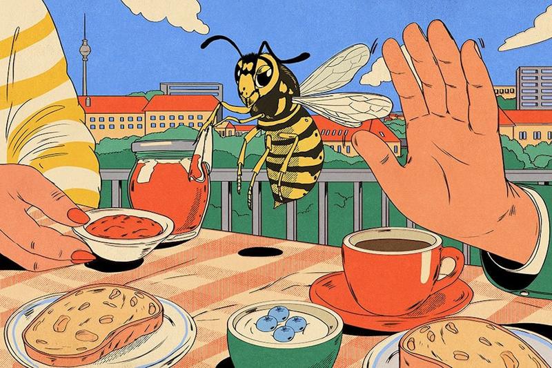 Berliner Biester: Wie es ist, eine Wespe in dieser Stadt zu sein