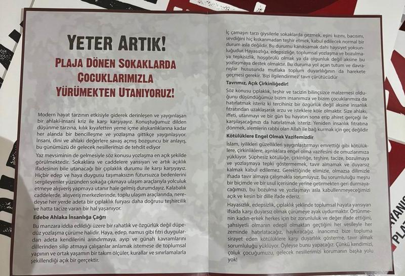 İslami Dayanışma Platformu: Teşhirciliğe dur de!