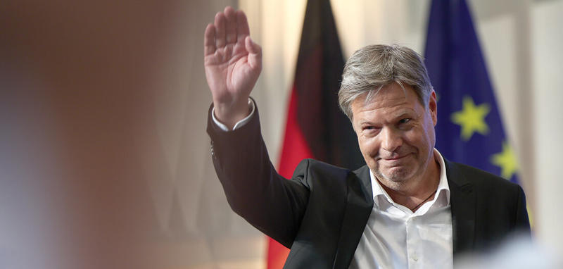 Gefragter Mann des Tages: Robert Habeck