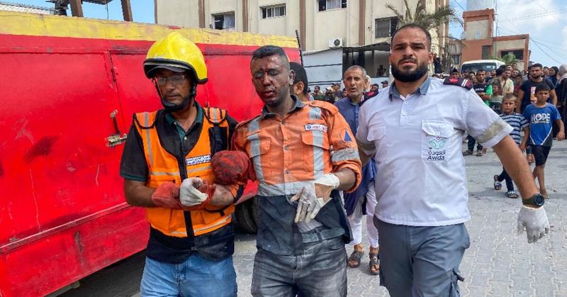 Five journalists among 20 killed in Israeli strikes on Gaza hospital: civil defence