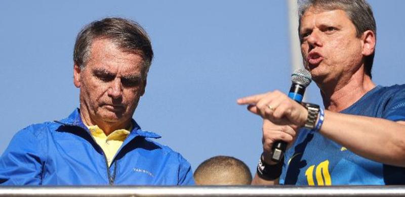 Tarcísio defende 40 anos em 4, tal como Bolsonaro (que foi na marcha a ré)