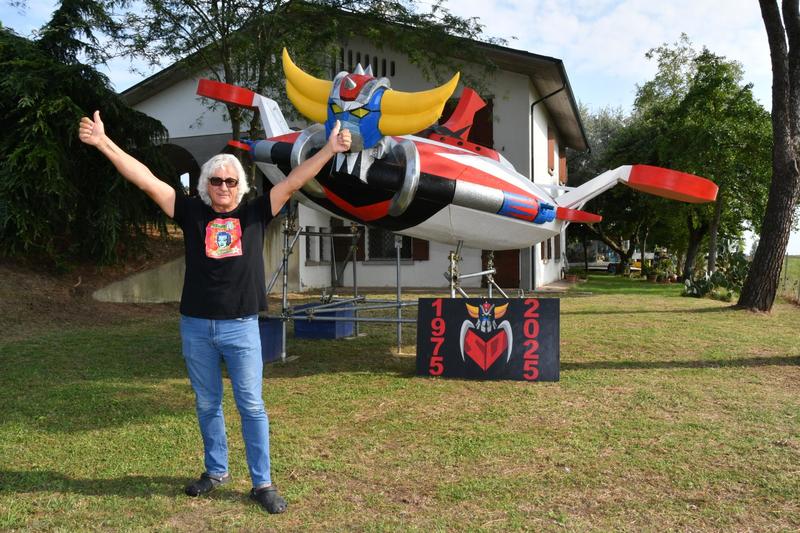 Goldrake in giardino: “Festeggio i 50 anni del cartone giapponese. E sogno un lunapark”