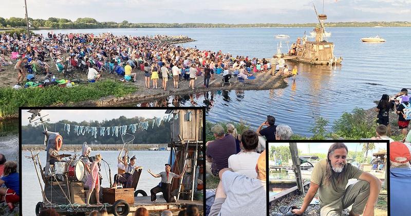 BIGGER PICTURE: A floating circus