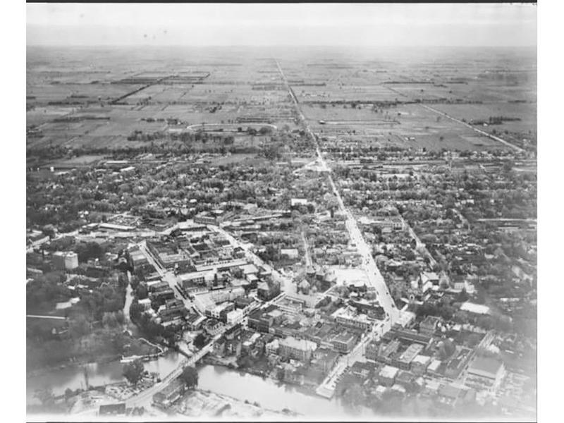 RHODES: An aerial view of 1930s Chatham