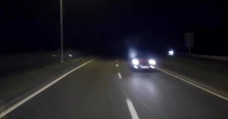 WATCH: Moment family swerves to avoid oncoming car on A47