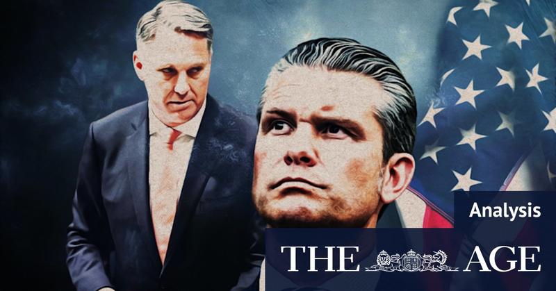 Hegseth’s undiplomatic treatment of Marles reveals a chaotic, ungenerous ally