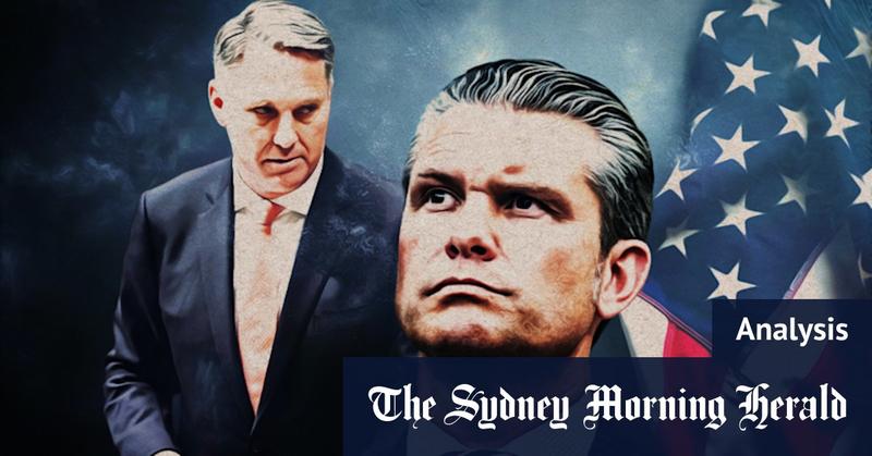 Hegseth’s undiplomatic treatment of Marles reveals a chaotic, ungenerous ally