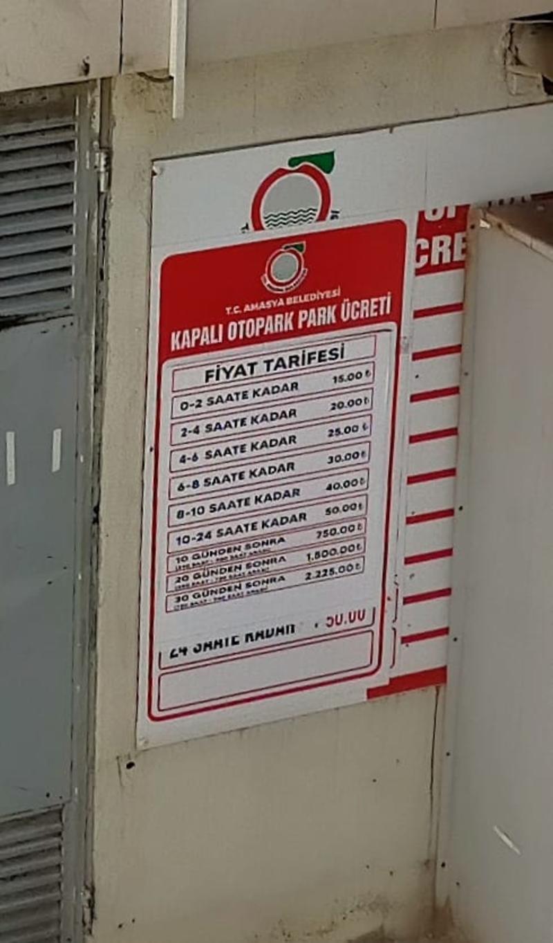 Şaka Gibi Kapalı Otopark Ücreti