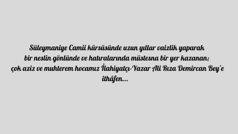Demircan Hocamıza İthafen Yazılan “İç Değişmeden Dış Değişmez” Raflarda: Necmettin Şahinler’den Yeni Eser