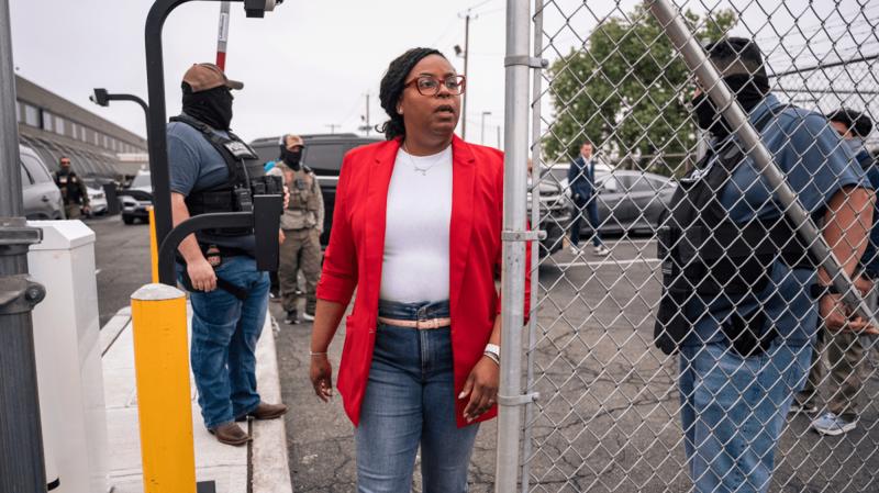 LaMonica McIver and the “Lock Her Up” President