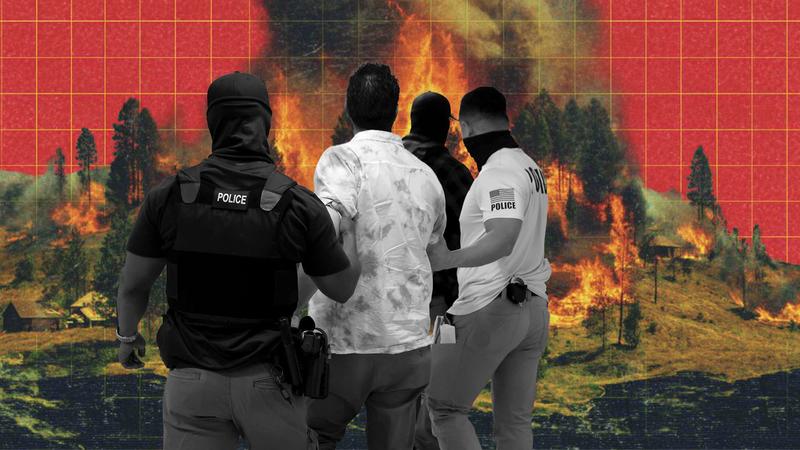 Federal Immigration Officers in Washington Arrest 2 Firefighters Tackling the State's Largest Wildfire