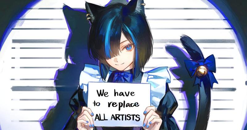 Replace all artists? The strange logic of the AI art defenders