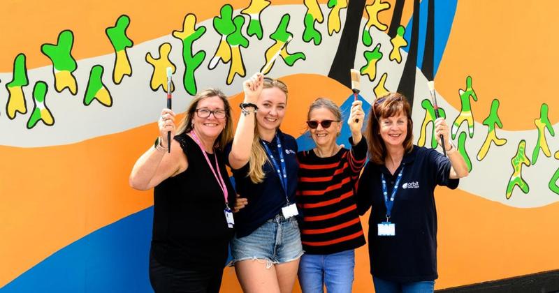 Graffiti-strewn areas across city given colourful lease of life