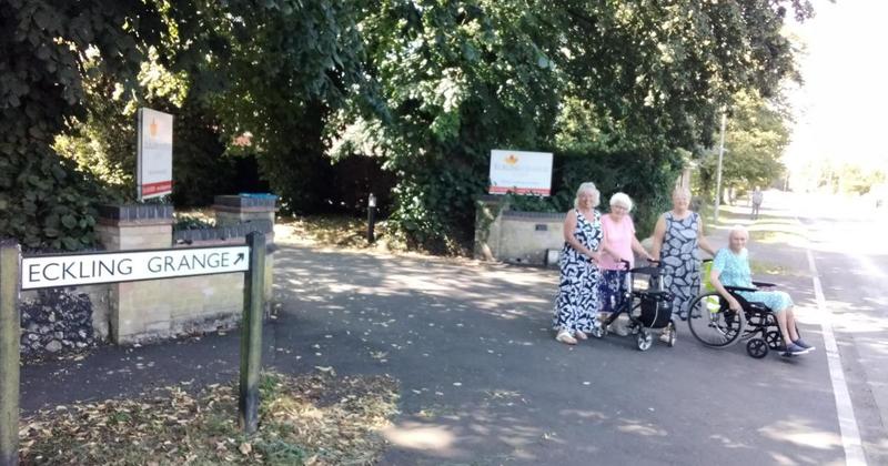 Care home residents likened to 'suffragettes' as road crossing petition gathers pace