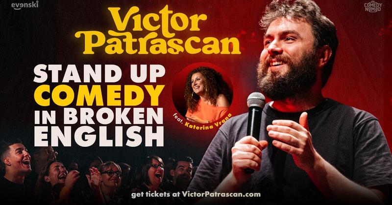 Victor Patrascan Comedy show στο θέατρο Τεχνόπολις