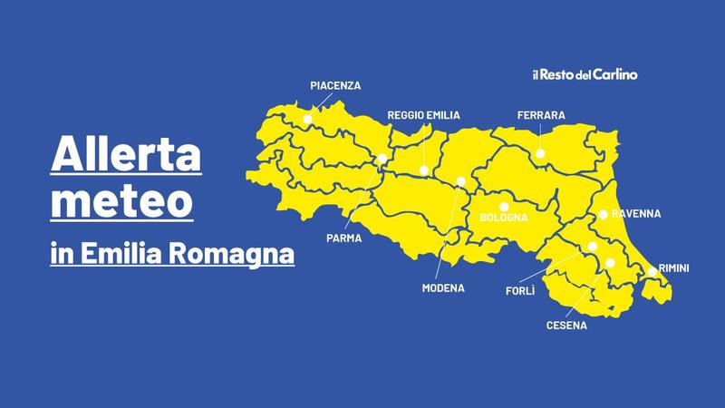 Allerta senza fine in Emilia Romagna, temporali e raffiche di vento /
