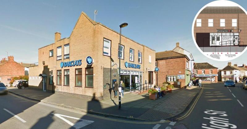Plans revealed to bring permanent banking hub to market town