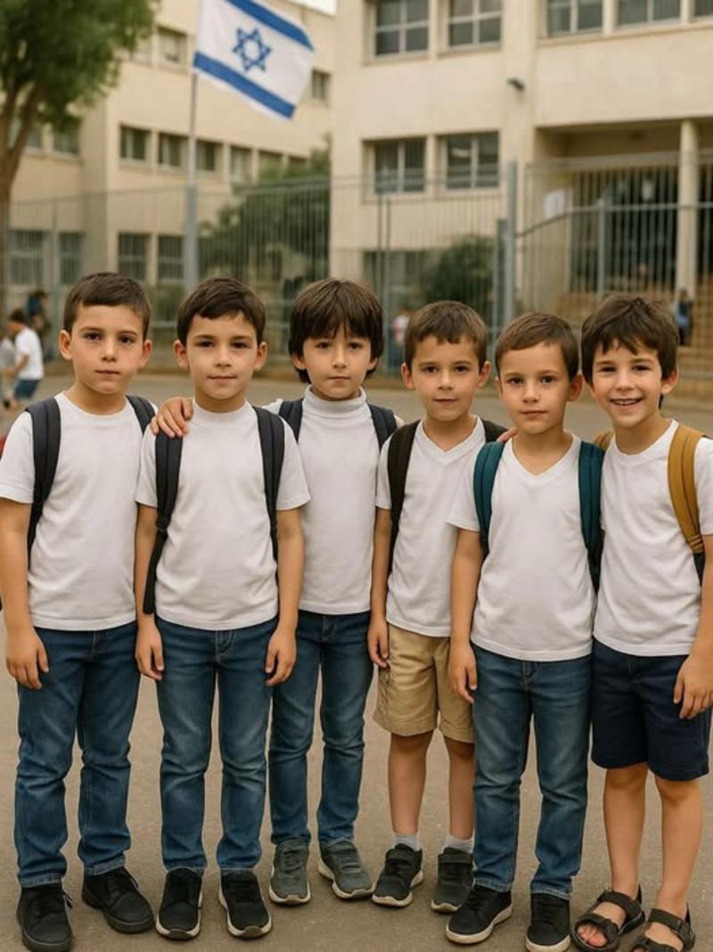 Education Ministry slammed for AI image of kids starting 1st grade
