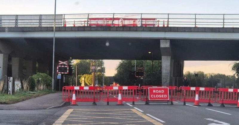 A47 slip road and key road remain closed after crash