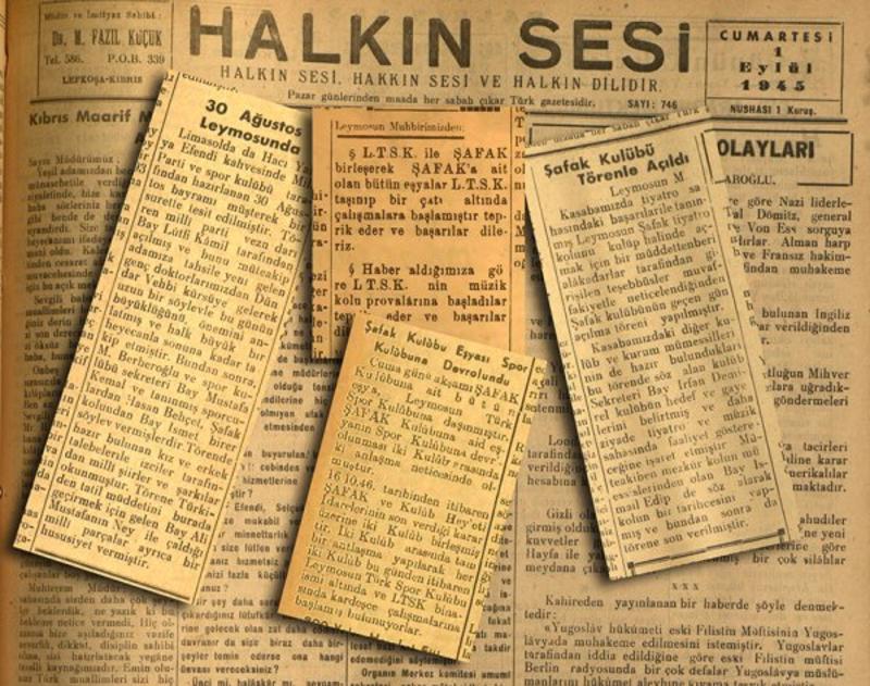 Leymosun’da ŞAFAK Tiyatro Kolu 1944-1946-7