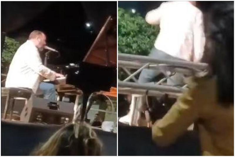 Raphael Gualazzi, tragedia sfiorata sul palco a Salerno. Il video impressionante. “Grande spavento ma sto bene”