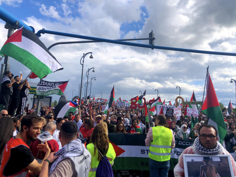 United4Gaza Massendemonstration in Frankfurt: Über 25.000 protestieren gegen Genozid