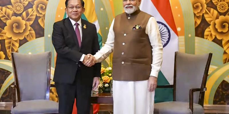 Modi Meets Myanmar Military Chief, Expresses 'Fair Election' Hope