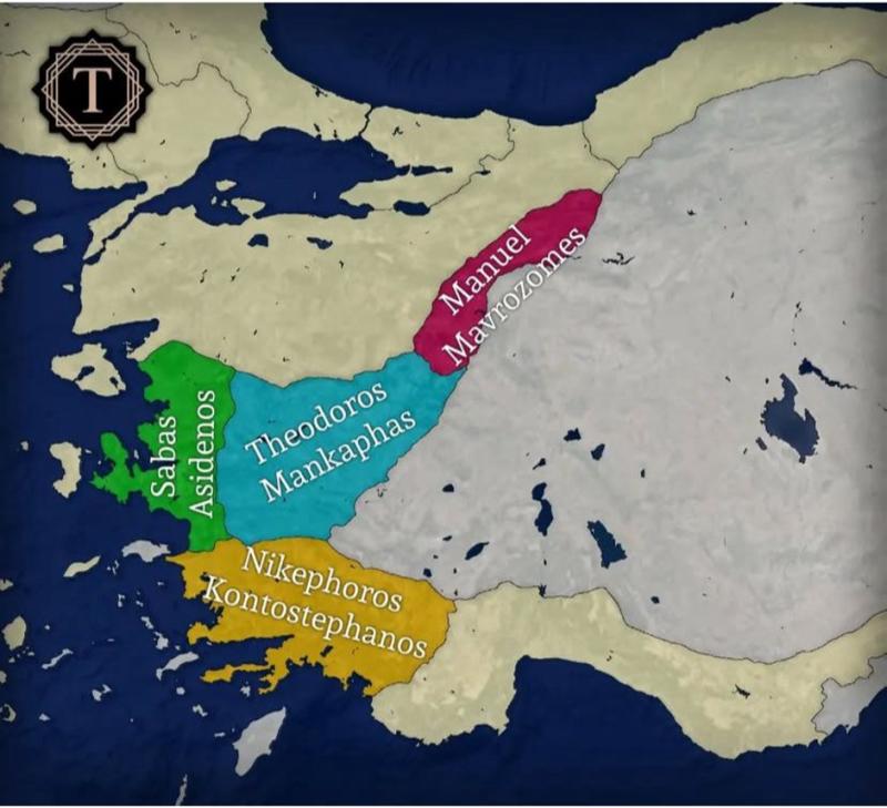 1204 Asia’da Kurulan Bizans Prenslikleri