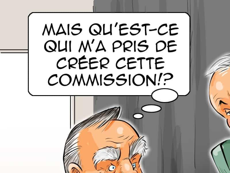 François Legault à la commission Gallant