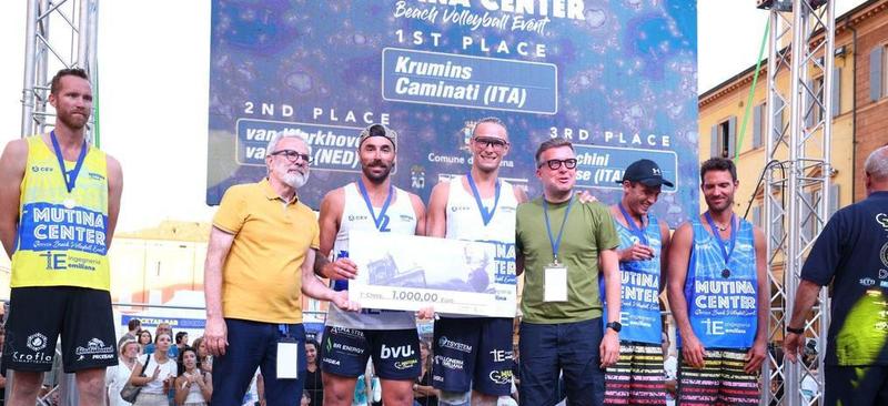 Mutina Beach Podio quasi tutto italiano