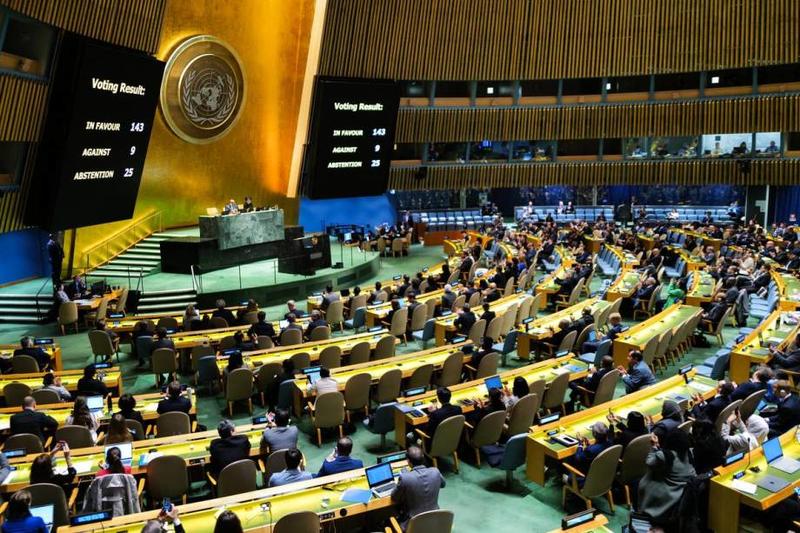 On the necessity of expelling Israel from the UN General Assembly