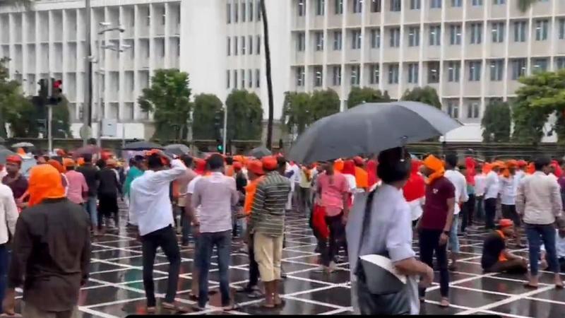 Jarange Patil Morcha Taking Over South Mumbai