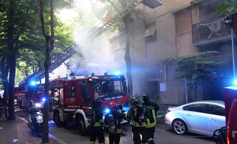 L’incubo dopo l’incendio: 