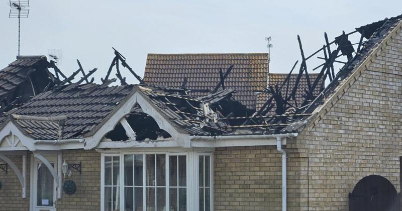 Bid to replace roof of fire-damaged home