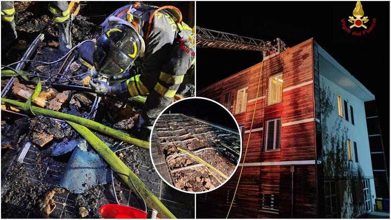 Incendio in capannone a Castel San Pietro, danni e paura