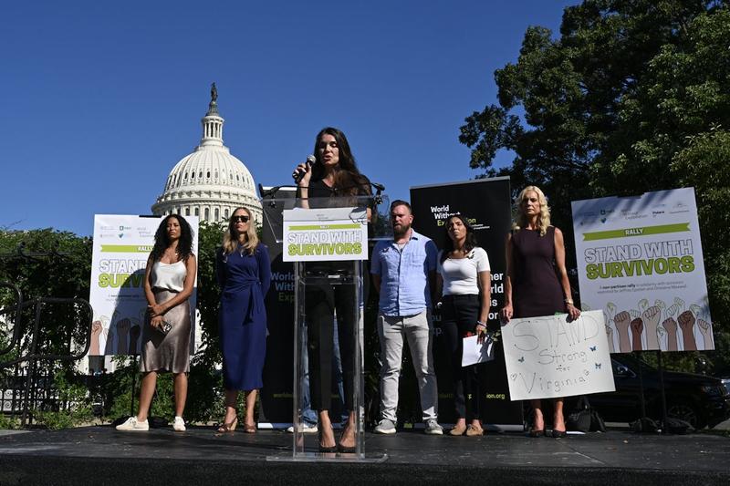 Trump Reacts After Epstein Survivors Demand He Stop Calling It a Hoax