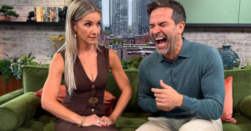 Helen Skelton and Gethin Jones 'reunite' as fans gush 'so good to see you both'