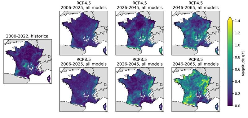 Changement climatique : un indicateur pour prévoir les risques de maisons fissurées