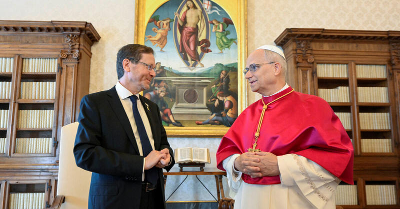 Pope Leo raises 'tragic situation in Gaza' in meeting with Israeli president