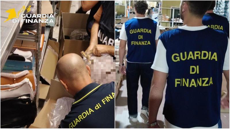 Borse scarpe e accessori contraffatti, maxi sequestro e 2 denunce: ecco come spezzare la ‘catena del falso’