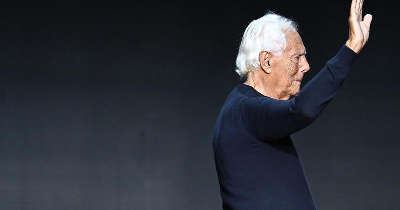Armani ci ha donato il segreto dell'eleganza
