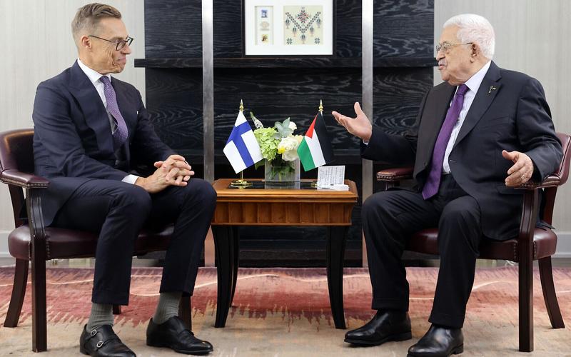 Finland joins declaration on 2-state solution, weighs recognizing Palestinian state