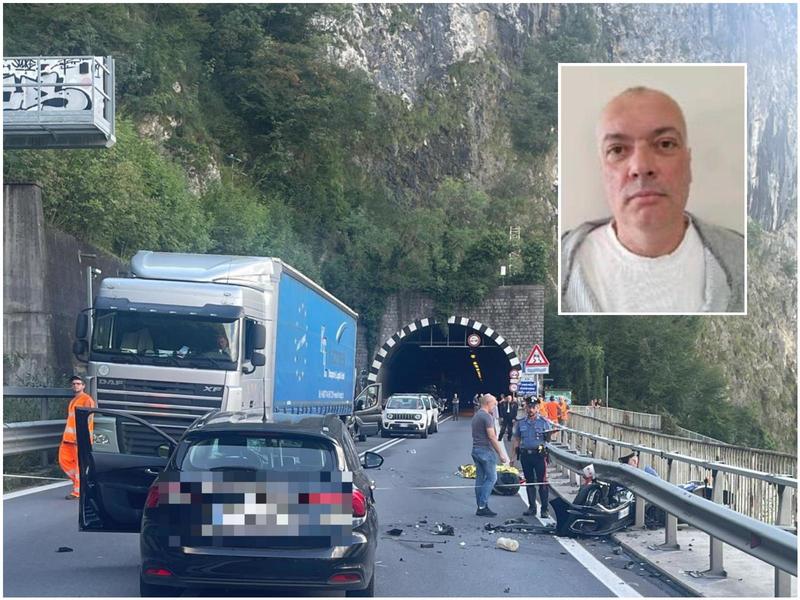 Pisogne, frontale fra moto e auto: muore centauro di 53 anni /