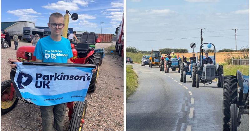 Young teen restores tractor with paper round money - and it's all for poignant cause