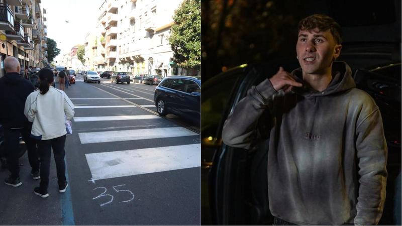 Morto Matteo Barone, il 25enne investito sulle strisce pedonali: al volante un poliziotto fuori servizio